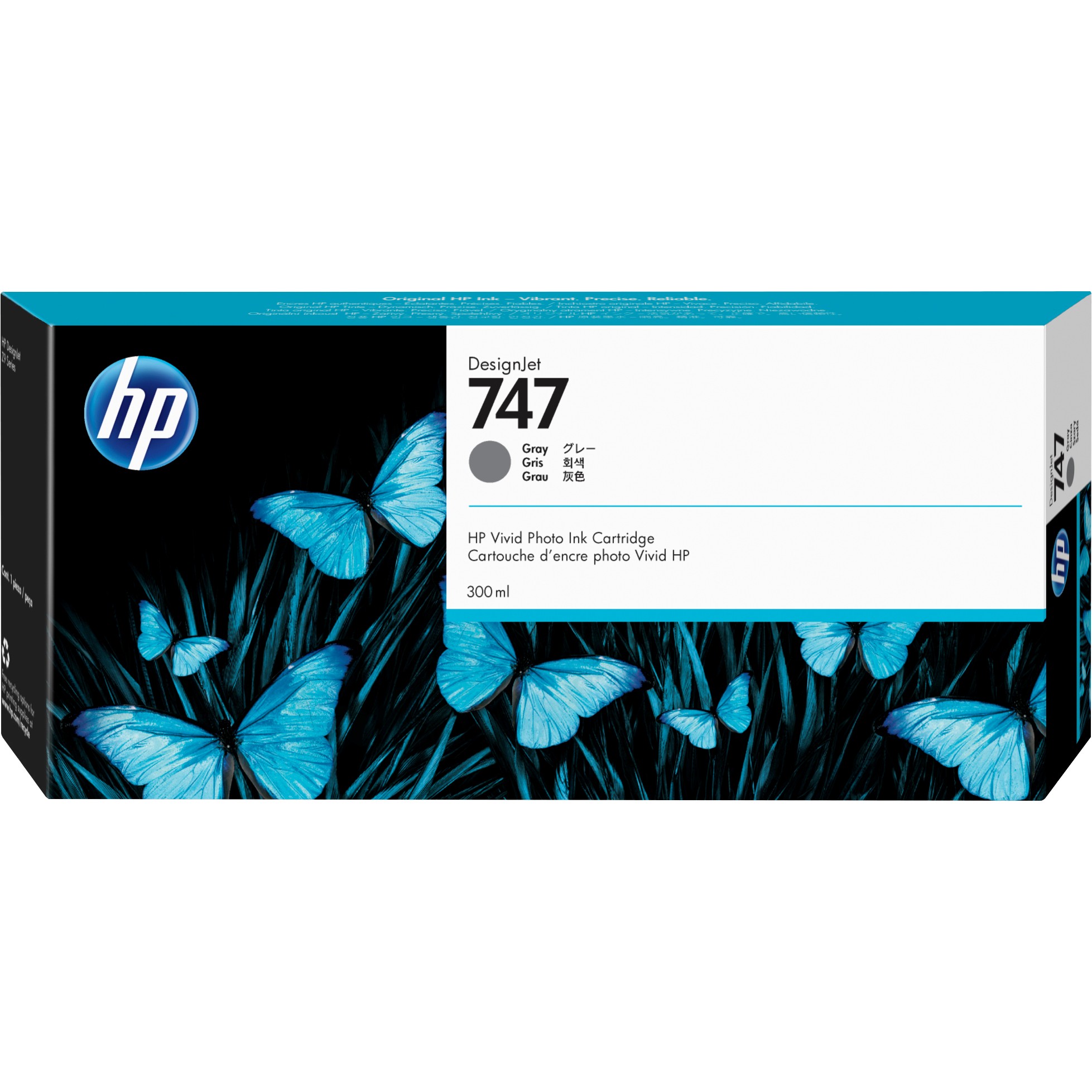 HP Tinte 746 P2V86A Grau
