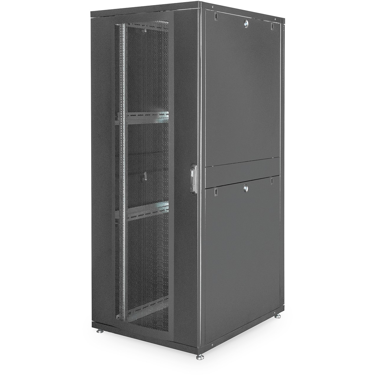 DIGITUS Serverschrank Unique 42HE 2050x800x1000mm schwarz (Speditionsversand)