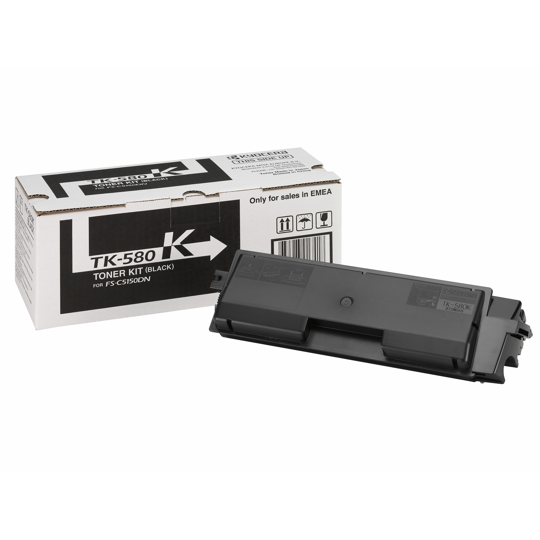 Kyocera Toner TK-580K Schwarz bis zu 3.500 Seiten gem. ISO/IEC 19798