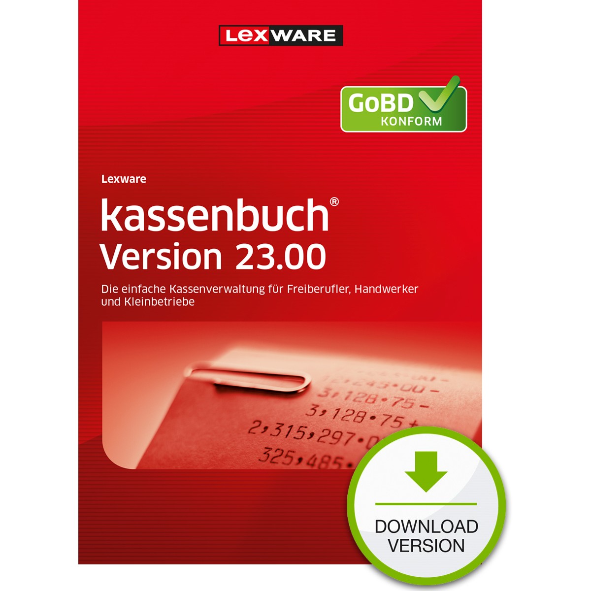 Lexware Kassenbuch Version23.00 - 2024 - 1 Device, 1 Year - ESD-DownloadESD