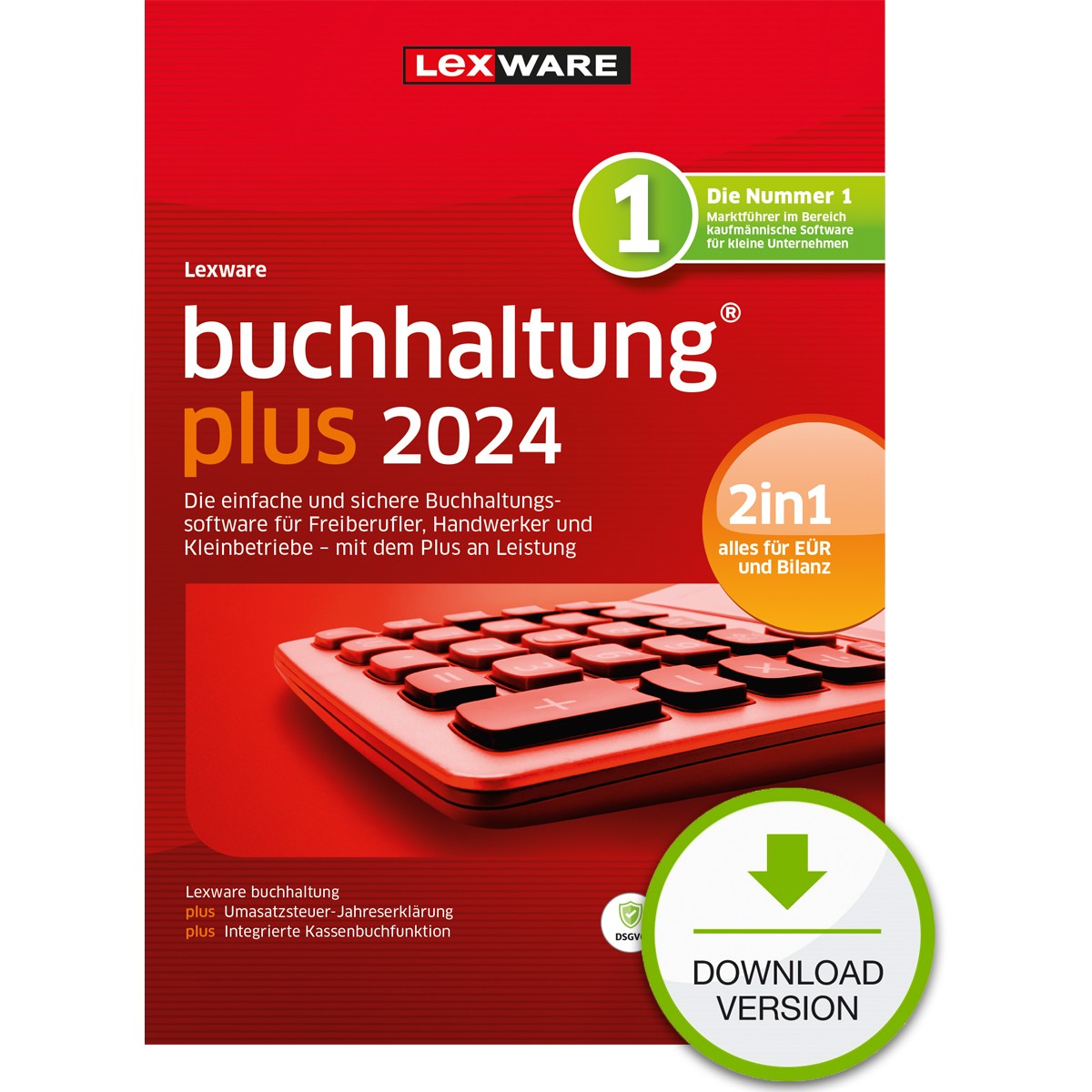 Lexware Buchhaltung Plus 2024 - 1 Device, ABO - ESD-DownloadESD