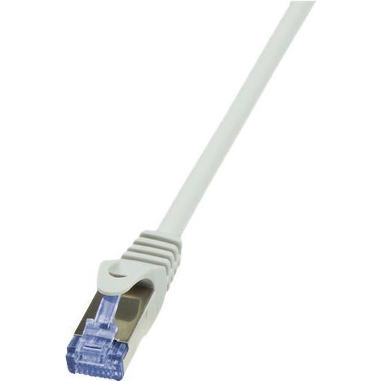 Patchkabel CAT6a RJ45 S/FTP 2m Grey LogiLink PrimeLine PIMF LSZH