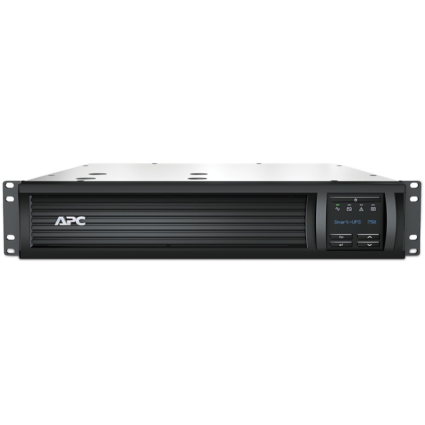 APC Smart-UPS 750VA LCD 230V RM 2U SmartSlot USB Interface Port RJ-45 Serial