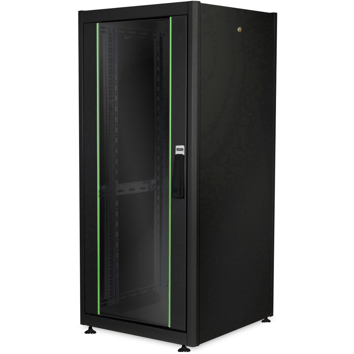 DIGITUS Netzwerkschrank Dynamic 26HE 1300x600x600mm schwarz (Speditionsversand)