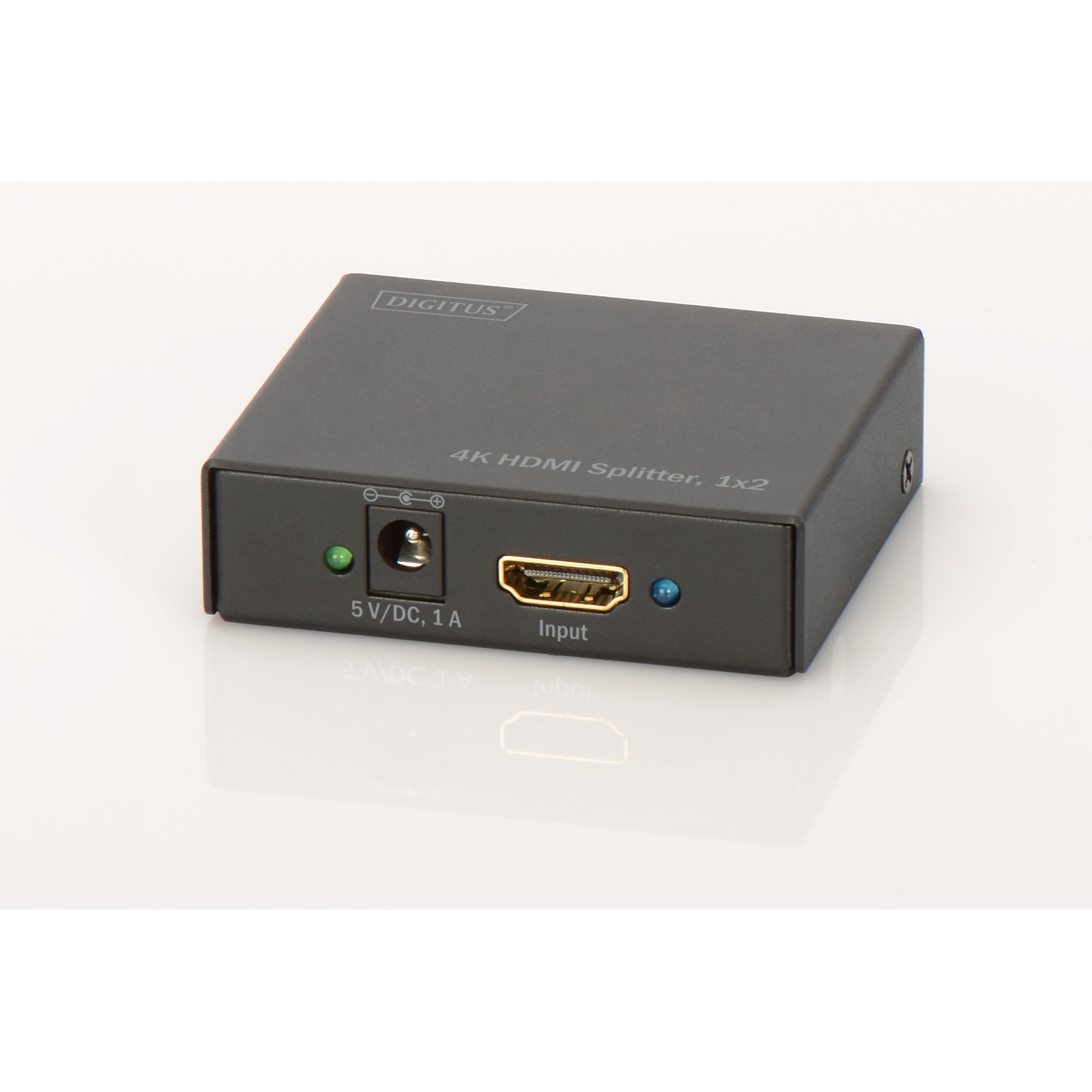 Adapter 4K HDMI Audio/Video Splitter 2xHDMI DIGITUS