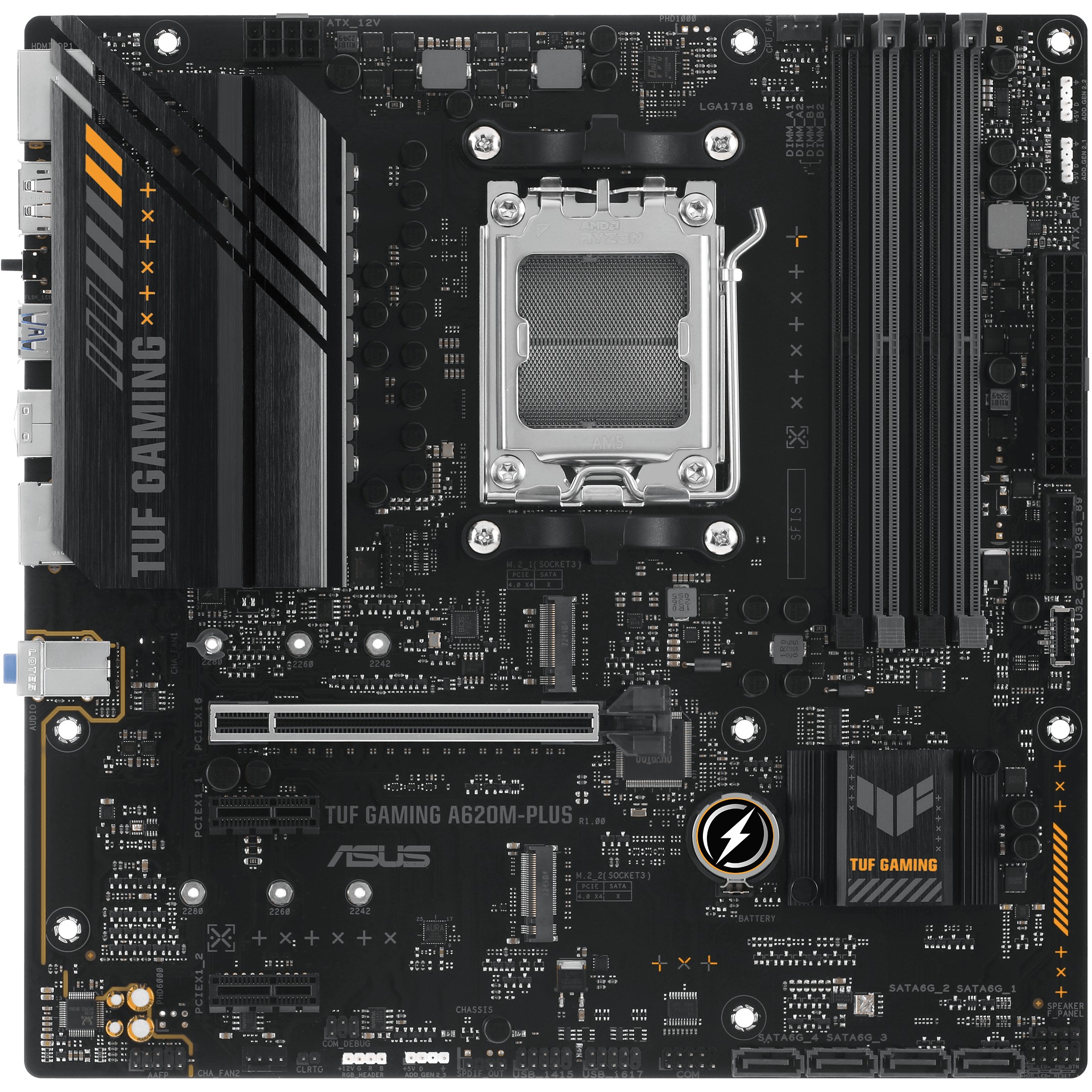 MB ASUS TUF GAMING A620M-PLUS (AMD.AM5.DDR5.mATX)