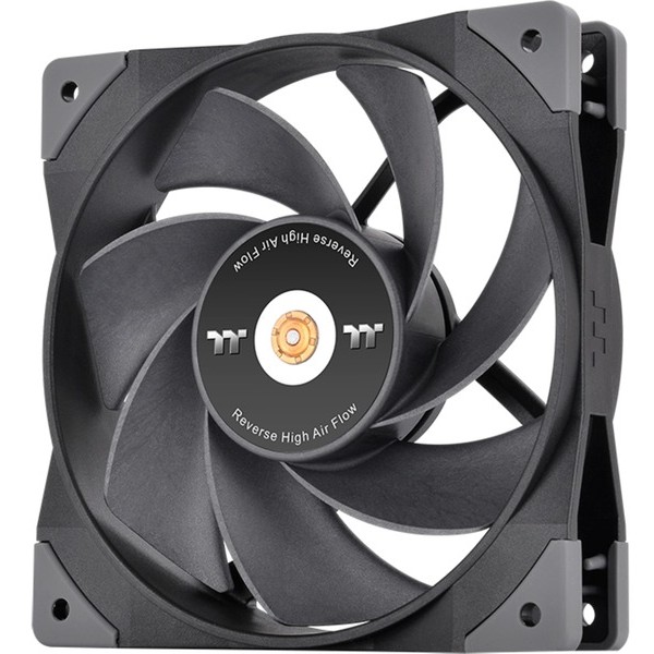 120mm Thermaltake GT12 PC Cooling Fan TT Premium Edition Black - 1 Pack