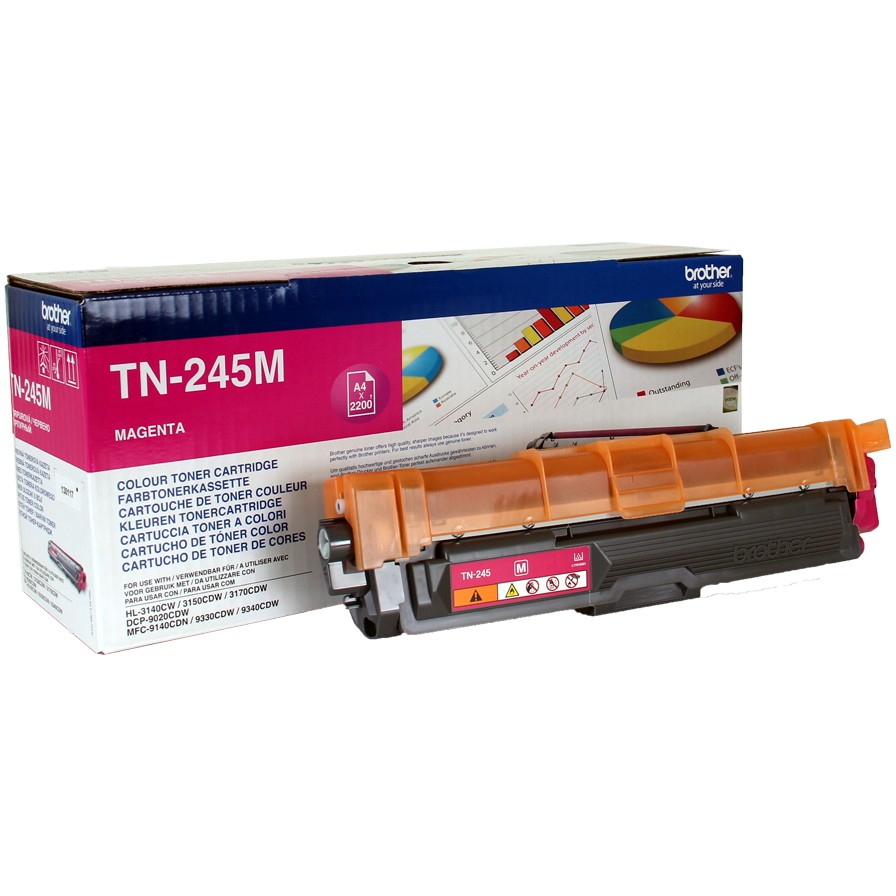 Brother Toner TN-245M Magenta bis zu 2.200 Seiten nach ISO/IEC 19798