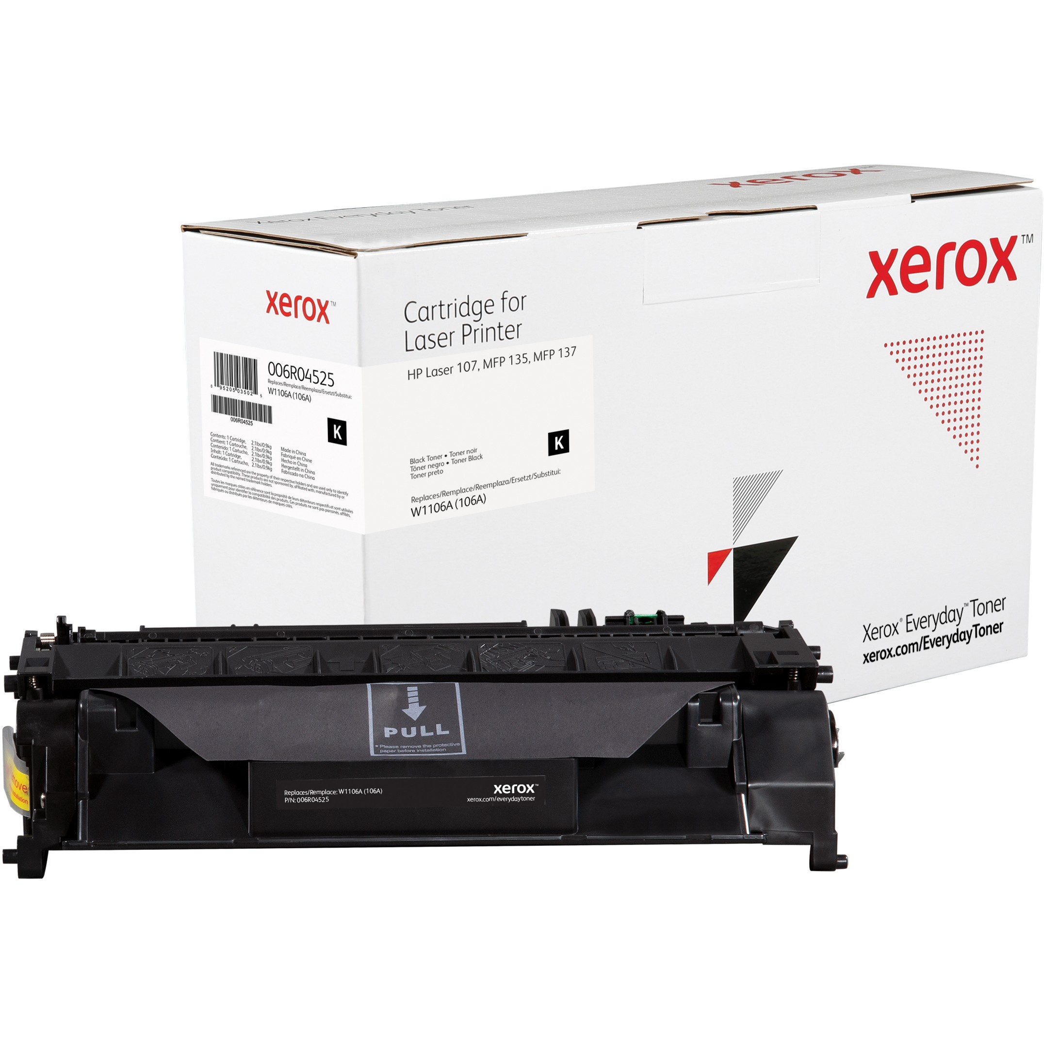 Xerox Everyday Toner 006R04525 Schwarz alternativ zu HP Toner 106A W1160A