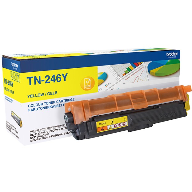 Brother Toner TN-246Y Gelb