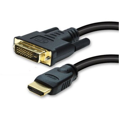 DVI-D 24+1 > HDMI (ST-ST) 3m Adapterkabel Schwarz