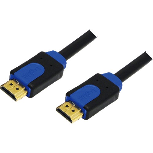 LogiLink HDMI (ST-ST) 3m Anschlusskabel 4K Schwarz/Blau