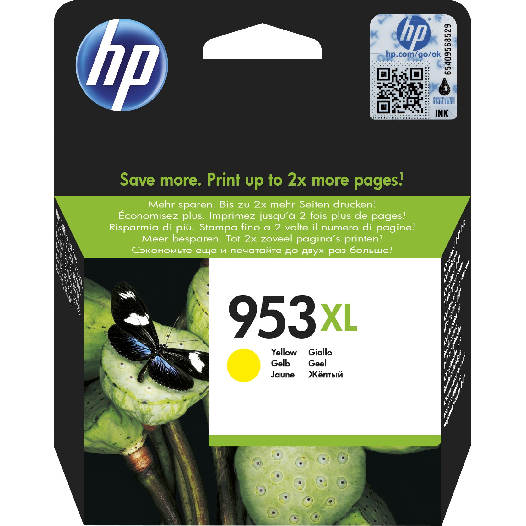 HP Tinte 953XL F6U18AE Gelb