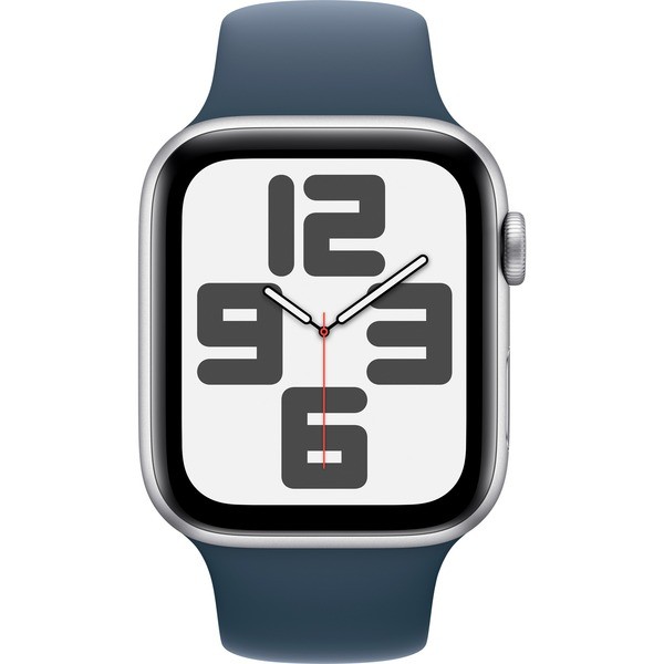 Apple Watch SE Aluminium Cellular 44mm Silber (Sportarmband sturmblau) S/M NEW