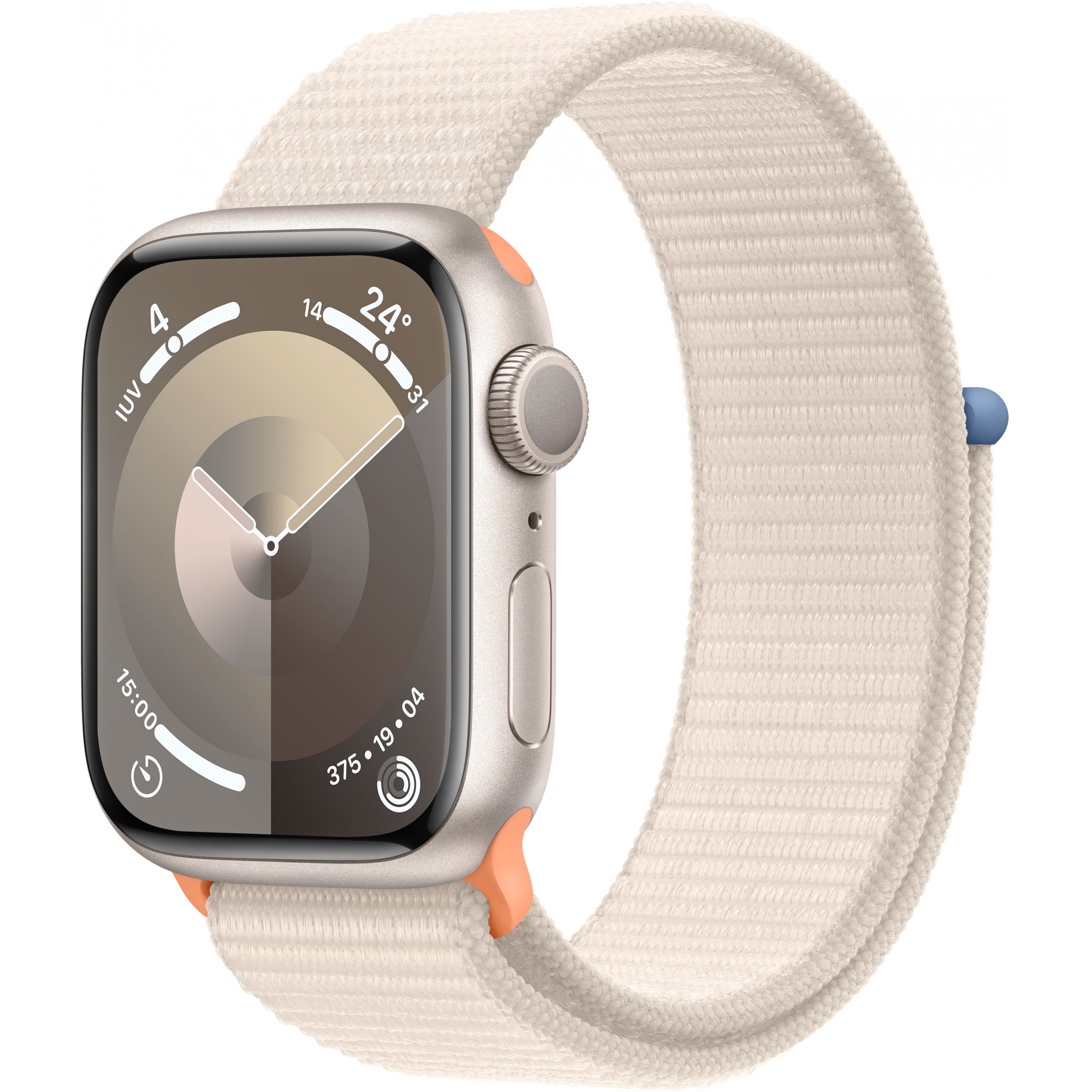 Apple Watch S9 Aluminium 41mm Polarstern (Sport Loop polarstern) NEW