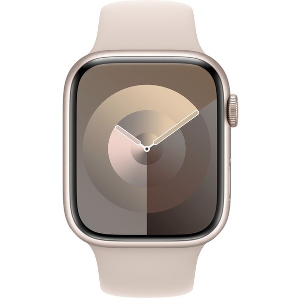 Apple Watch S9 Aluminium 45mm Polarstern (Sportarmband polarstern) S/M NEW