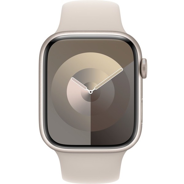 Apple Watch S9 Aluminium 45mm Polarstern (Sportarmband polarstern) M/L NEW