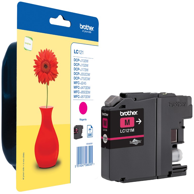 Brother Tinte LC-121M MFC-J470DW J870DW. DCP-J752DW