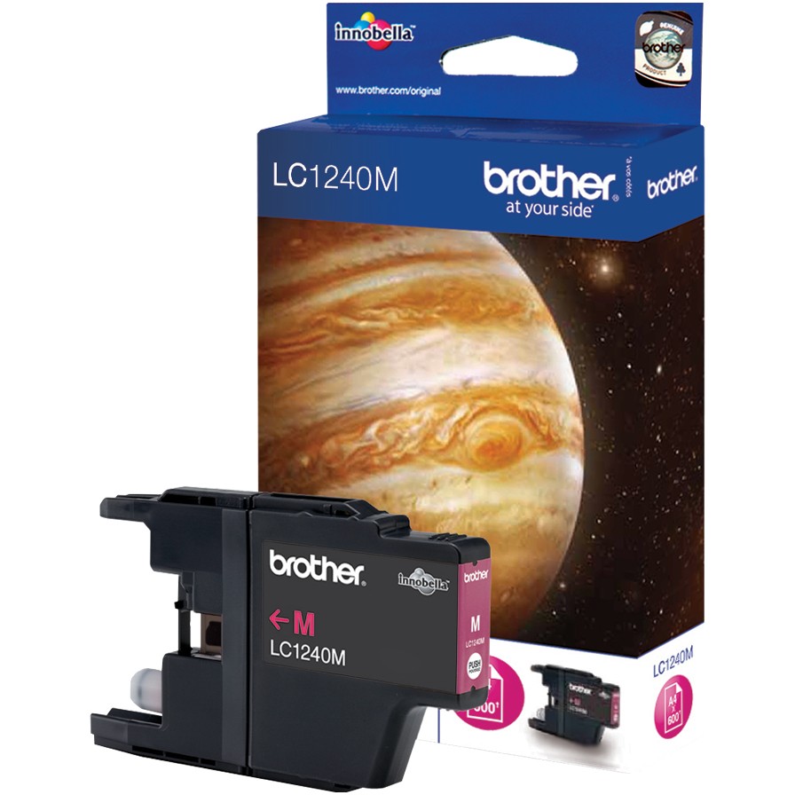 Brother Tinte LC-1240M Magenta bis zu 600 Seiten nach ISO/IEC 24711