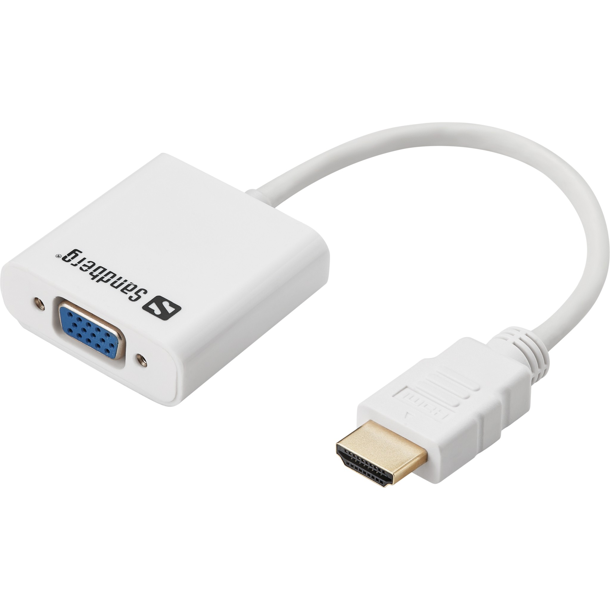 Sandberg HDMI > VGA (ST-BU) Adapter Weiß