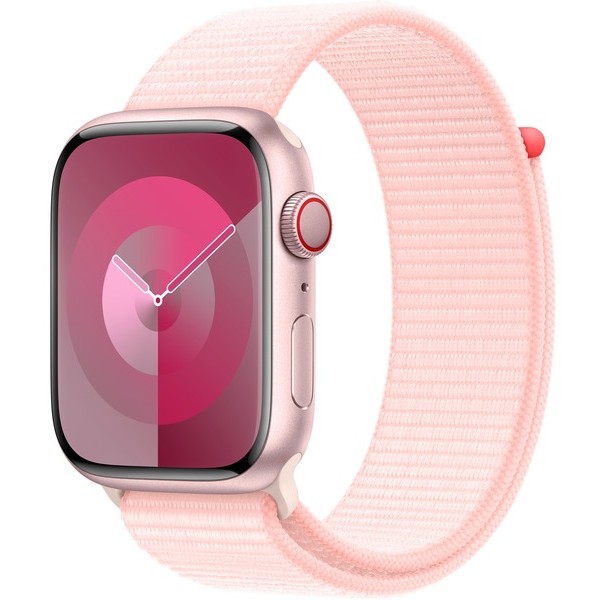 Apple Watch S9 Aluminium Cellular 45mm Rosé (Sport Loop hellrosa) NEW