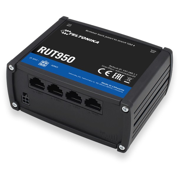 Teltonika RUT950 Industrial Dual SIM LTE Wifi Router