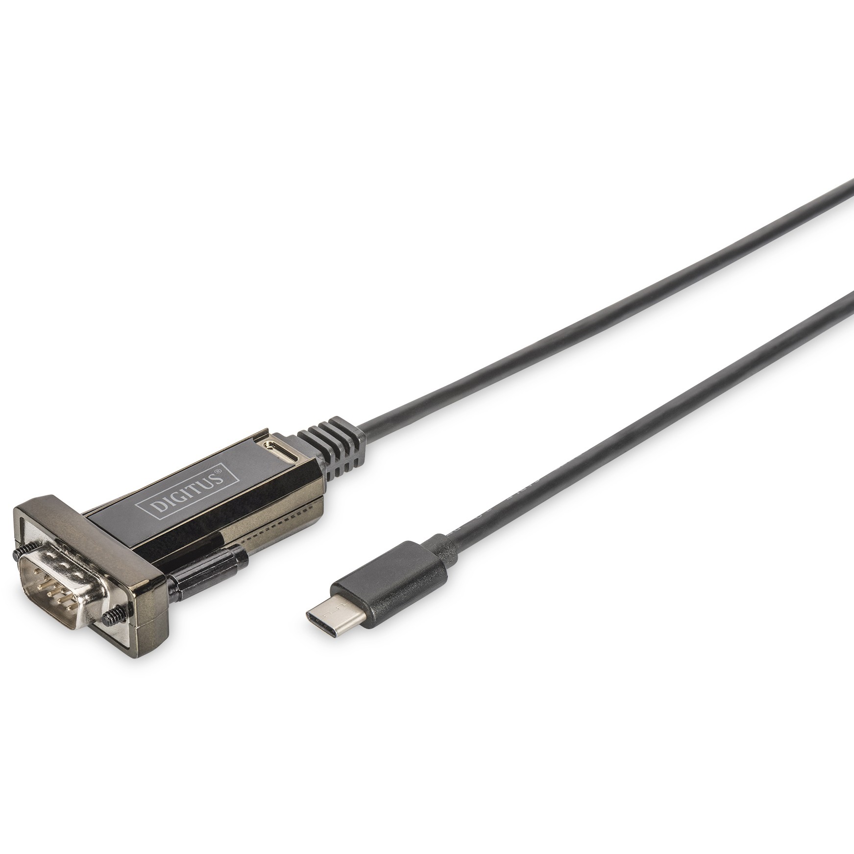 Digitus USB-C Adapter USB-C > DSUB 9M 1m Kabel Länge FTDI Chipsatz