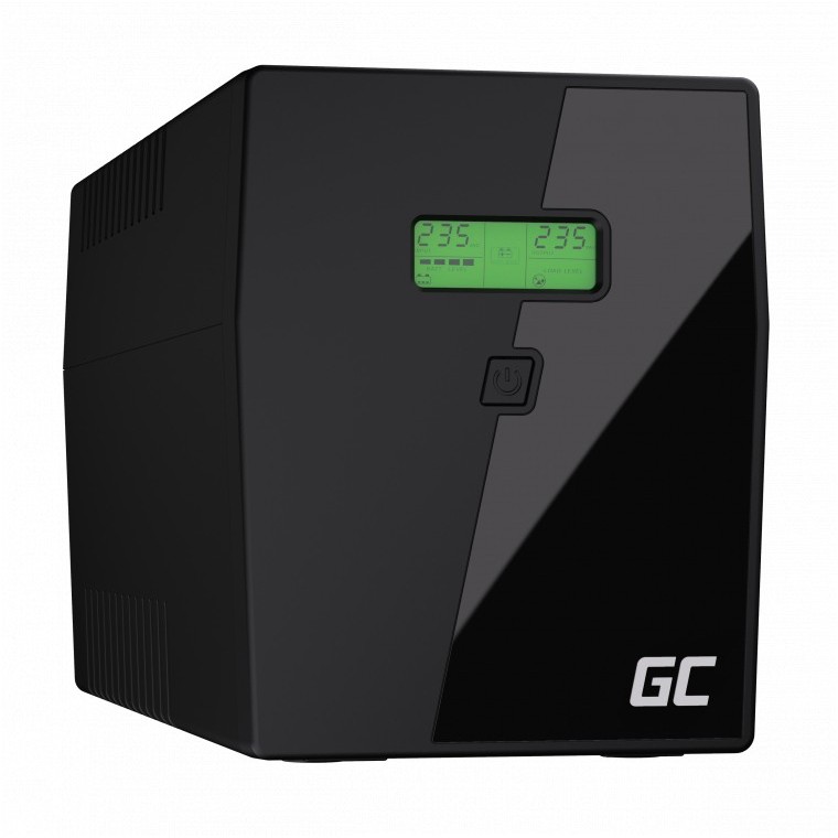 Green Cell KFZ Spannungswandler Power Inverter 12V > 230V 1500W Black