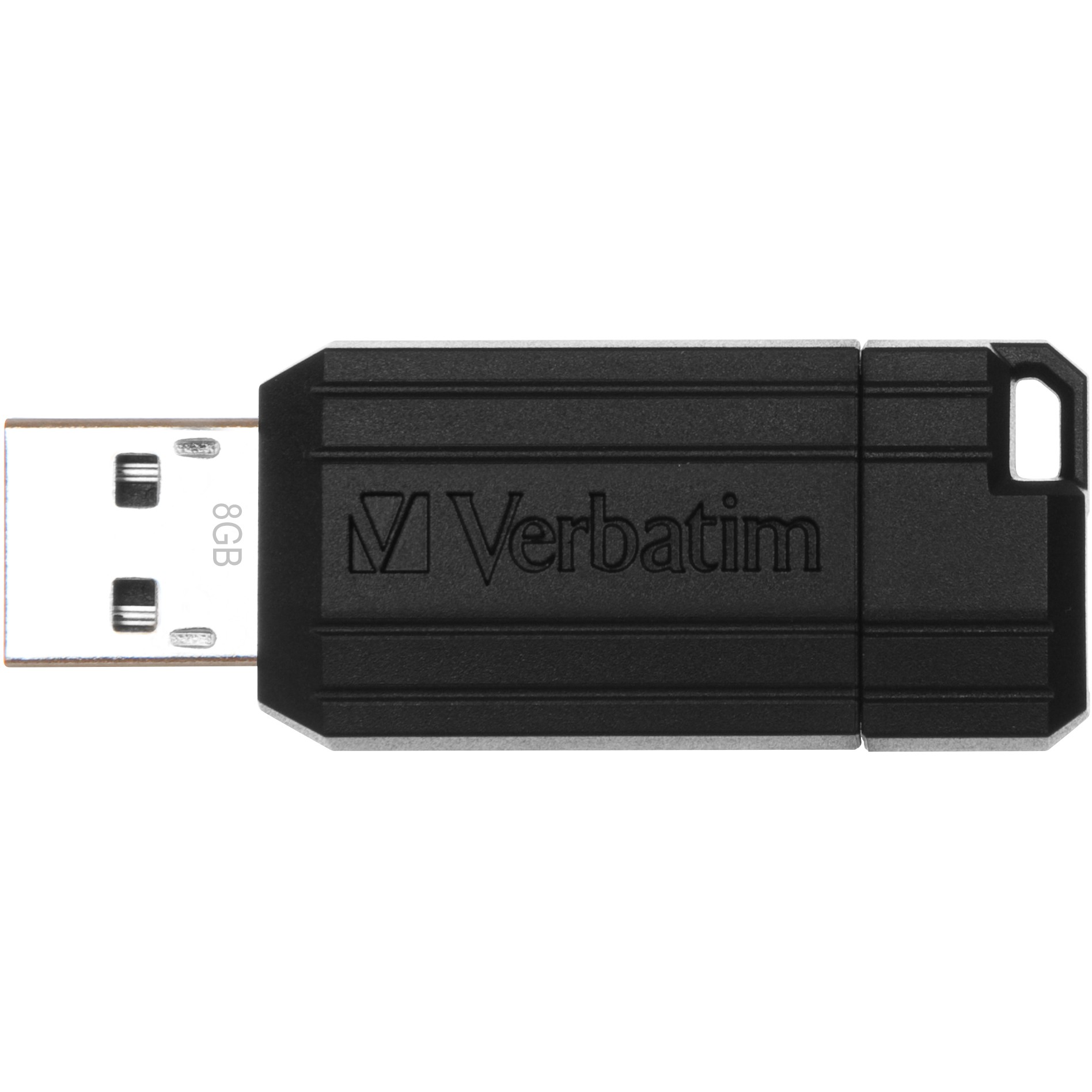 STICK 8GB USB 2.0 Verbatim Store´n´Go PinStripe Black