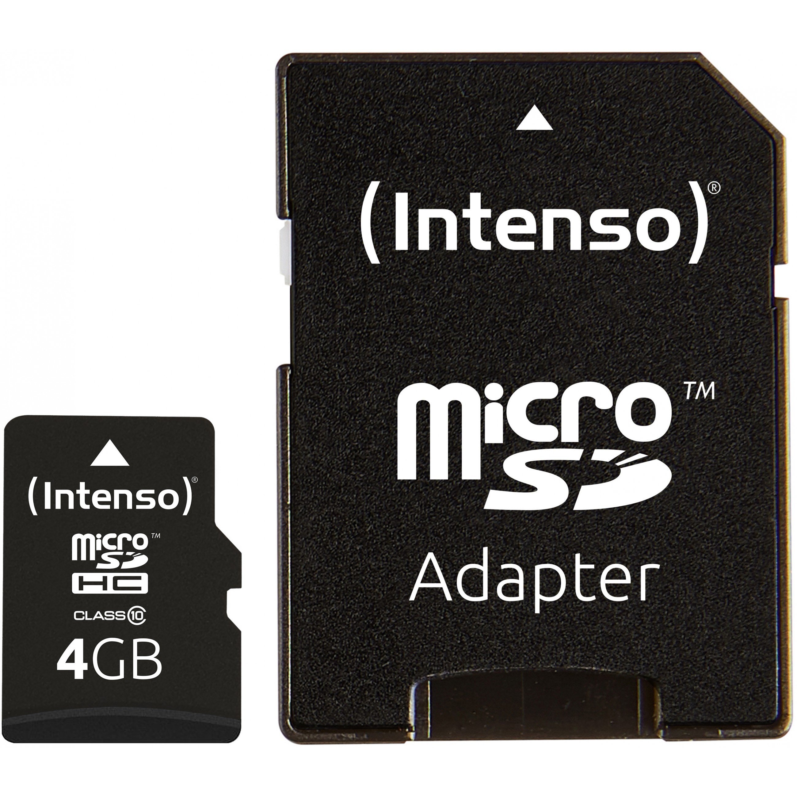 CARD 4GB Intenso 3413450 MicroHC Class 10 20MB/s inkl. Adapter