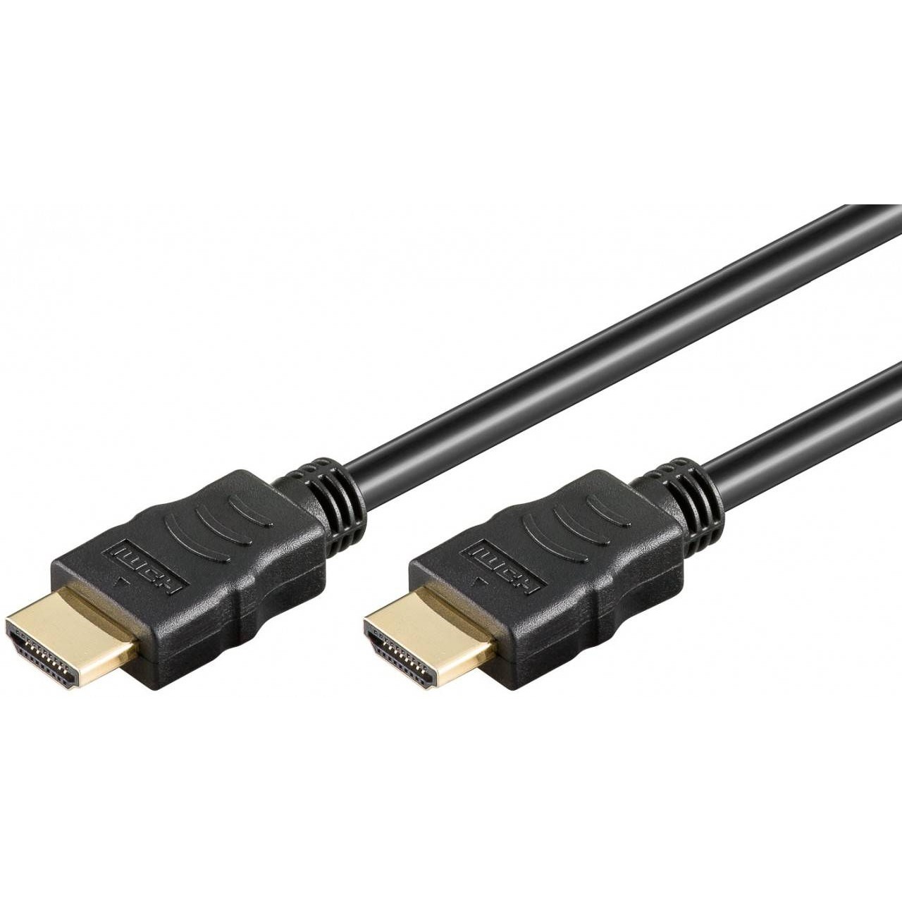 HDMI (ST-ST) 0,5m 3D Ethernet 4K vergoldet Black