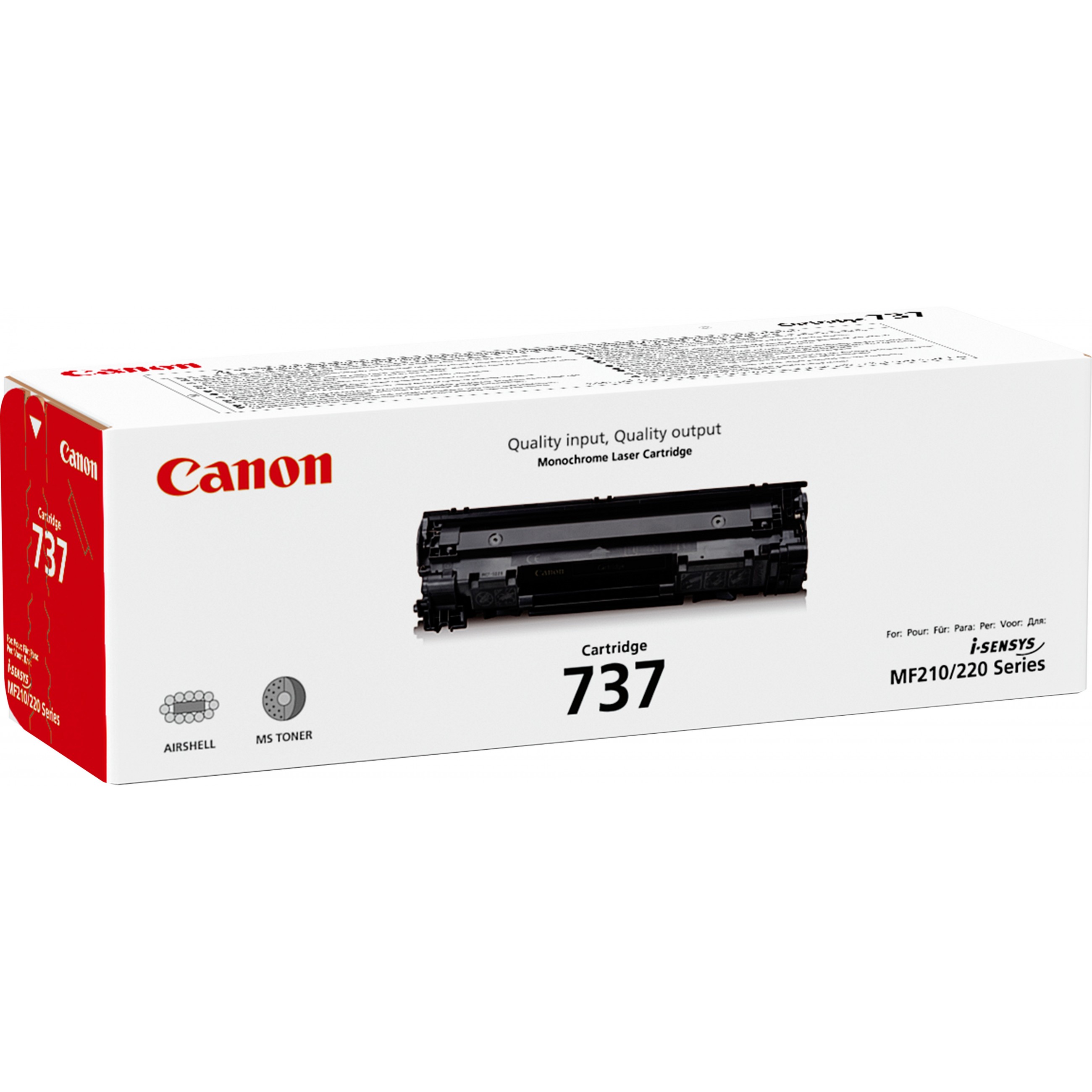 Canon Toner 737 Schwarz bis zu 2.400 Seiten ISO/IEC 19752