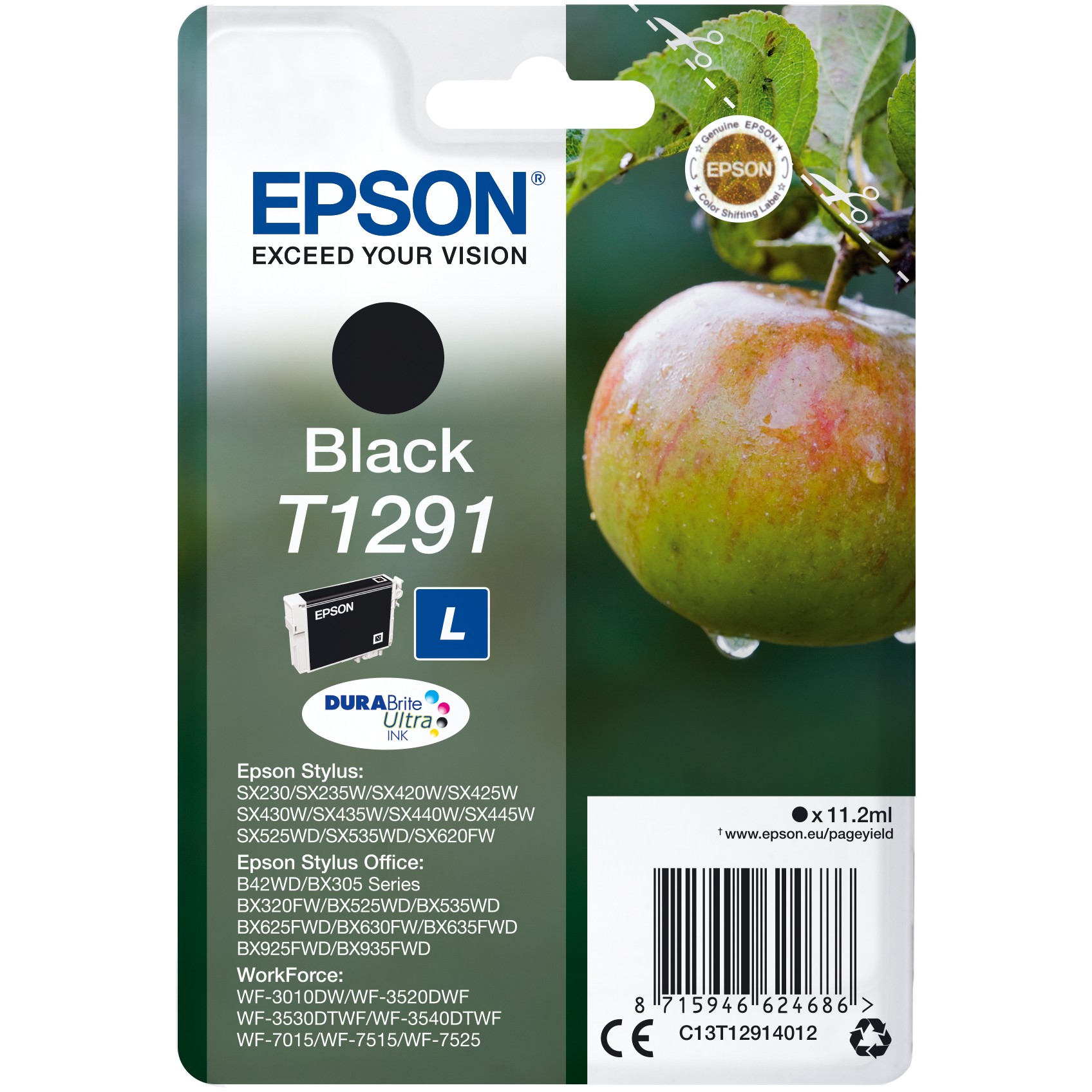 Epson Tinte T1291 black T1291