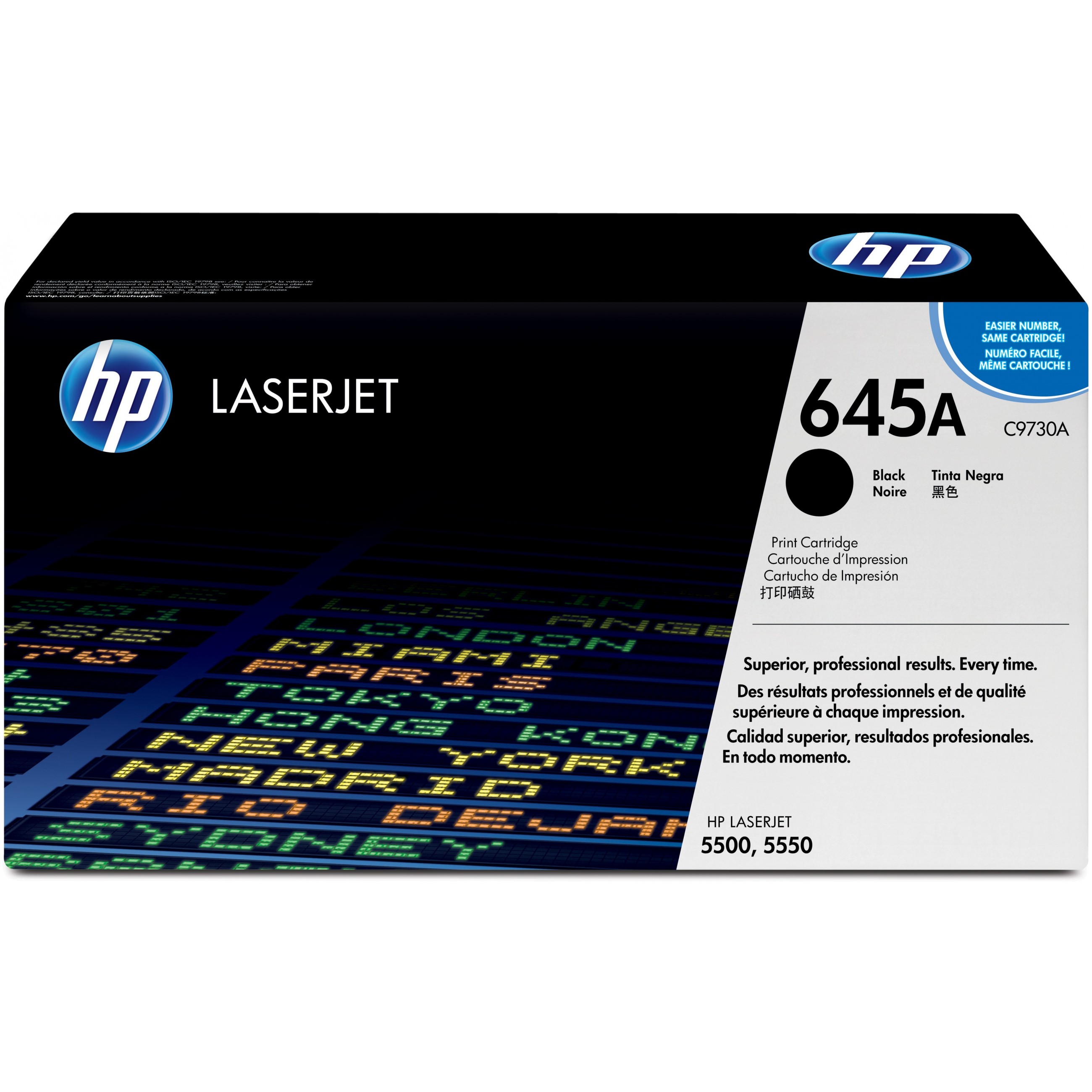 HP Toner 645A C9730A Schwarz bis zu 13.000 Seiten