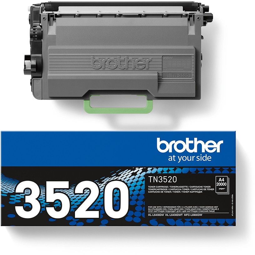 Brother Toner TN-3520 Schwarz bis zu 20.000 Seiten nach ISO 19752