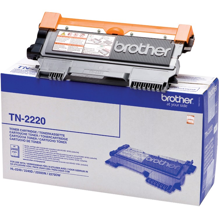 Brother Toner TN-2220 Schwarz bis zu 2.600 Seiten nach ISO 19752