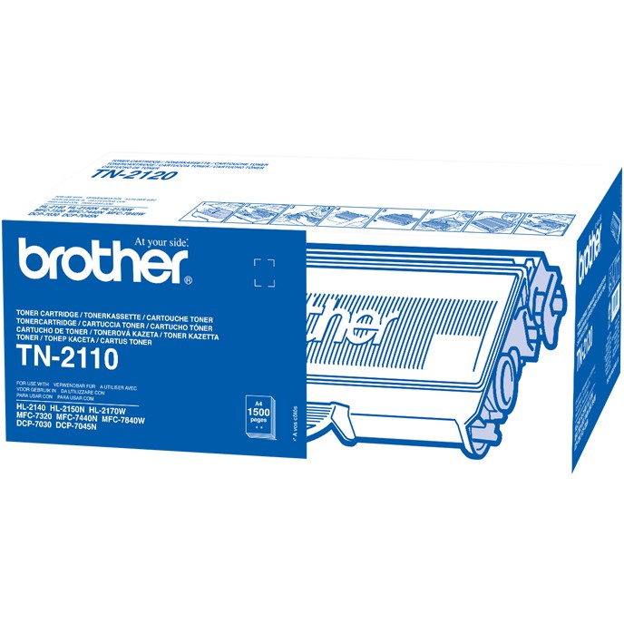 Brother Toner TN-2110 Schwarz bis zu 1.500 Seiten nach ISO 19752