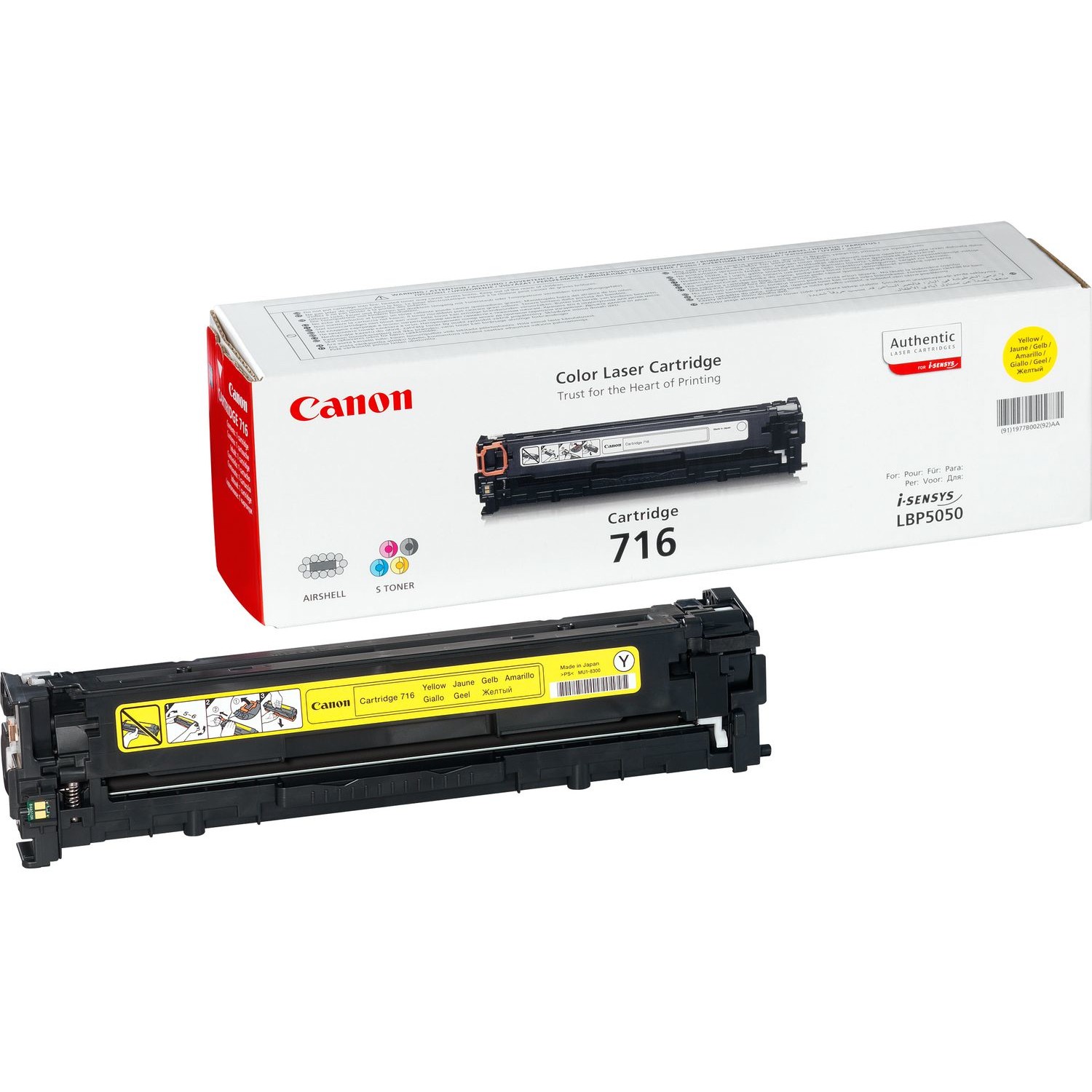 Canon Toner 716 Y yellow 1500 Seiten