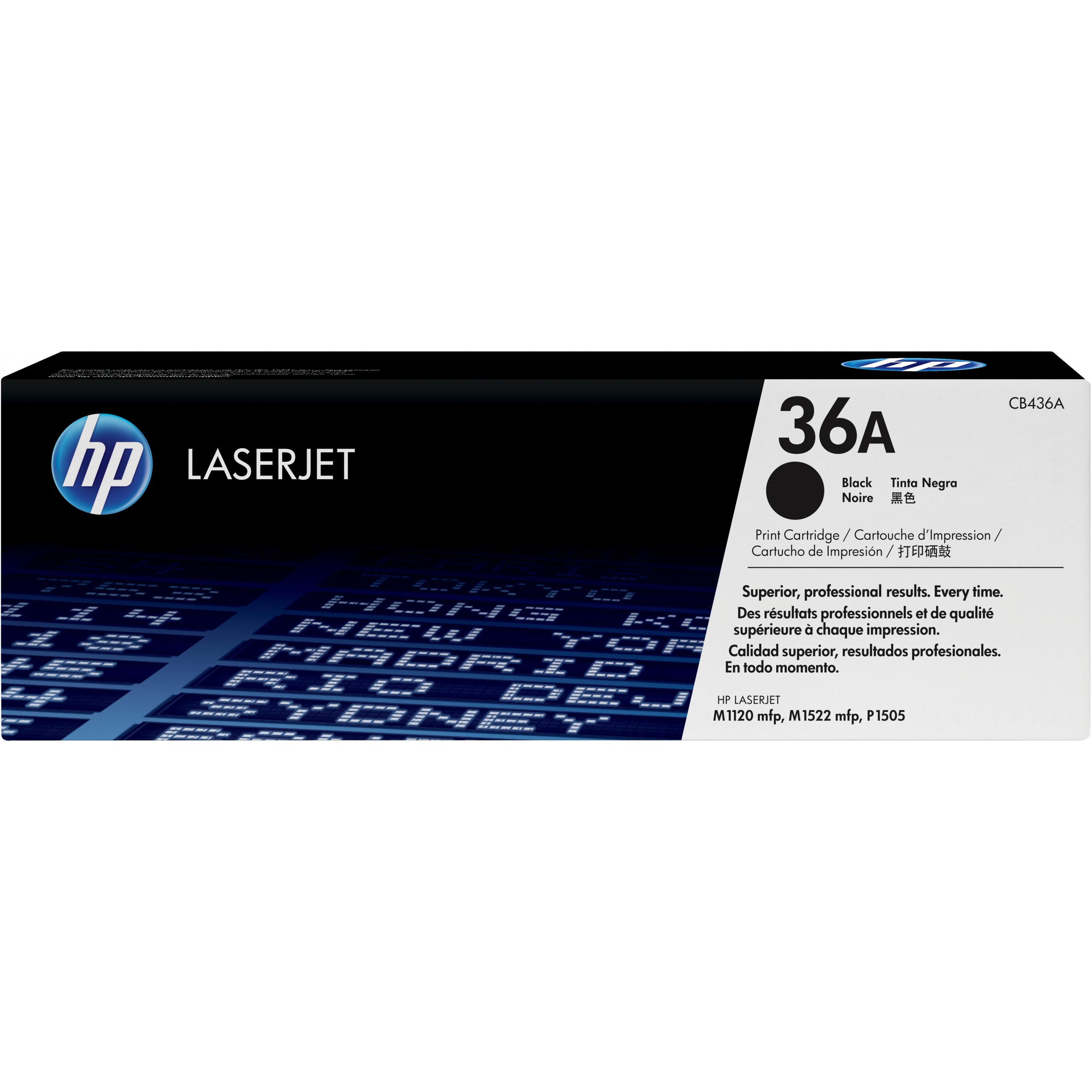 HP 36A original LaserJet Toner cartridge CB436A black standard capacity 2.000 pages 1-pack