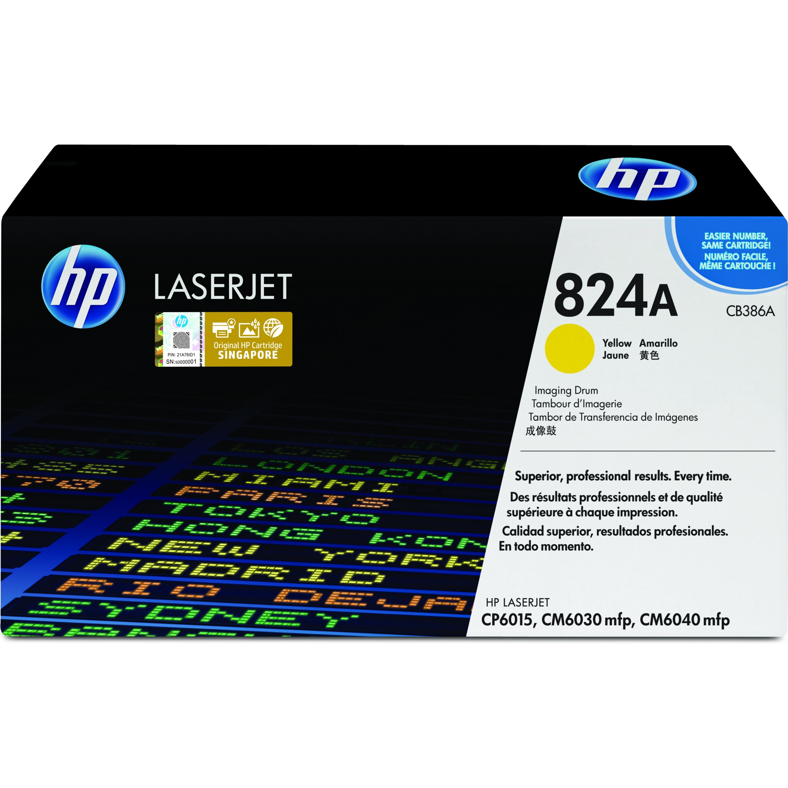 HP Trommeleinheit 824A CB386A Gelb