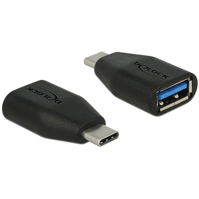 USB 3.1 A - C (Buchse - Stecker) Adapter schwarz Delock