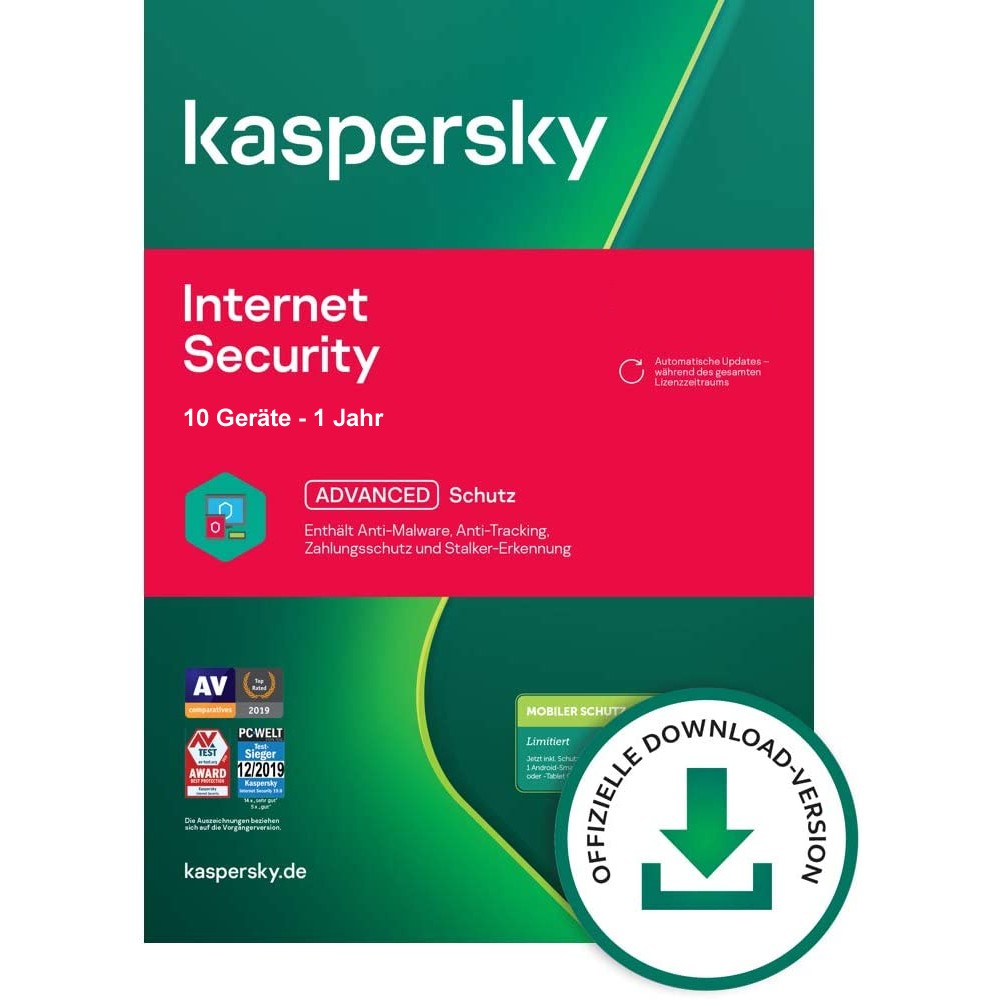 Kaspersky Standard - 10 Device, 1 Year - ESD-DownloadESD