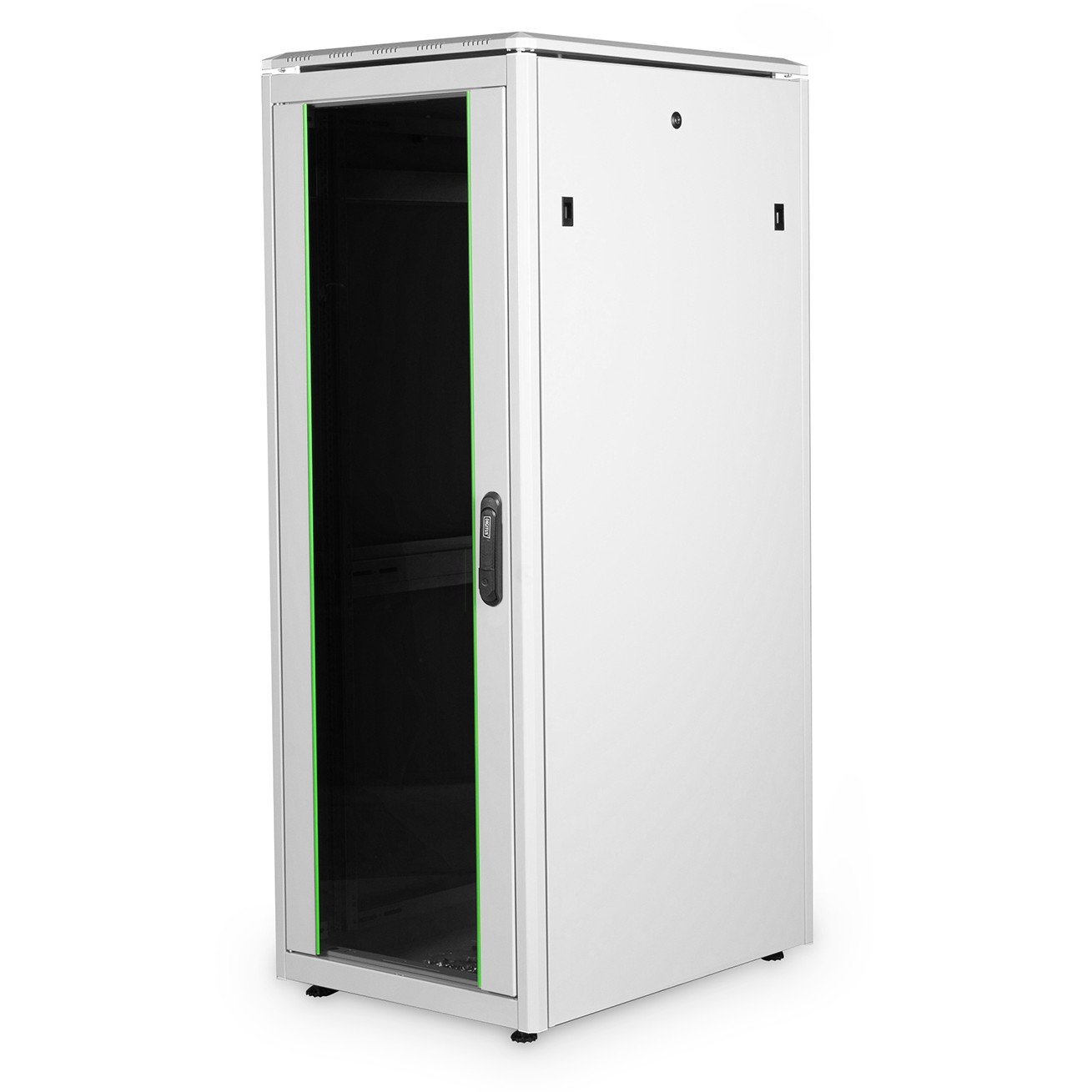 DIGITUS Netzwerkschrank Unique 32HE 1609x600x800mm grau (Speditionsversand)