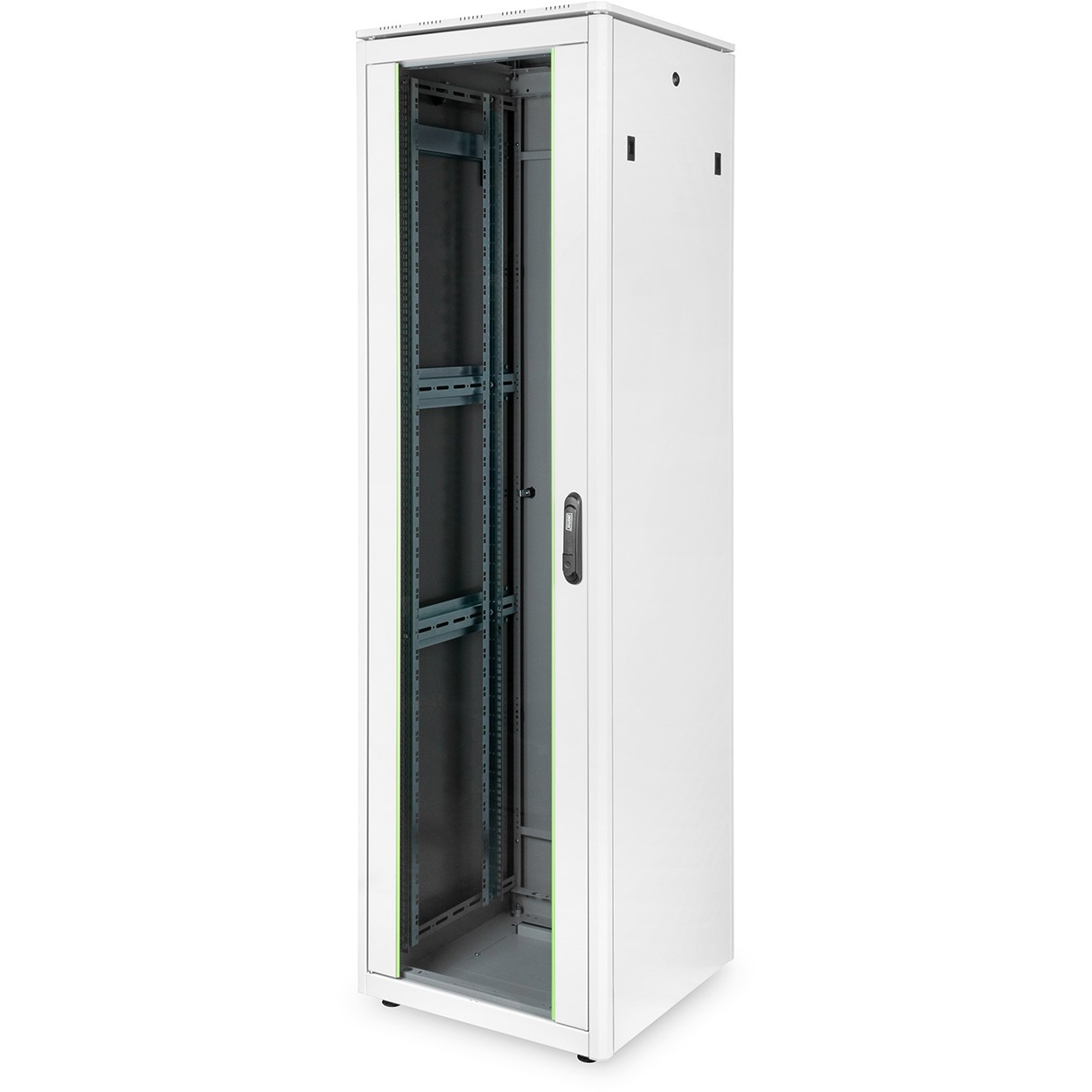 DIGITUS Netzwerkschrank Unique 42HE 2053x600x600mm grau (Speditionsversand)