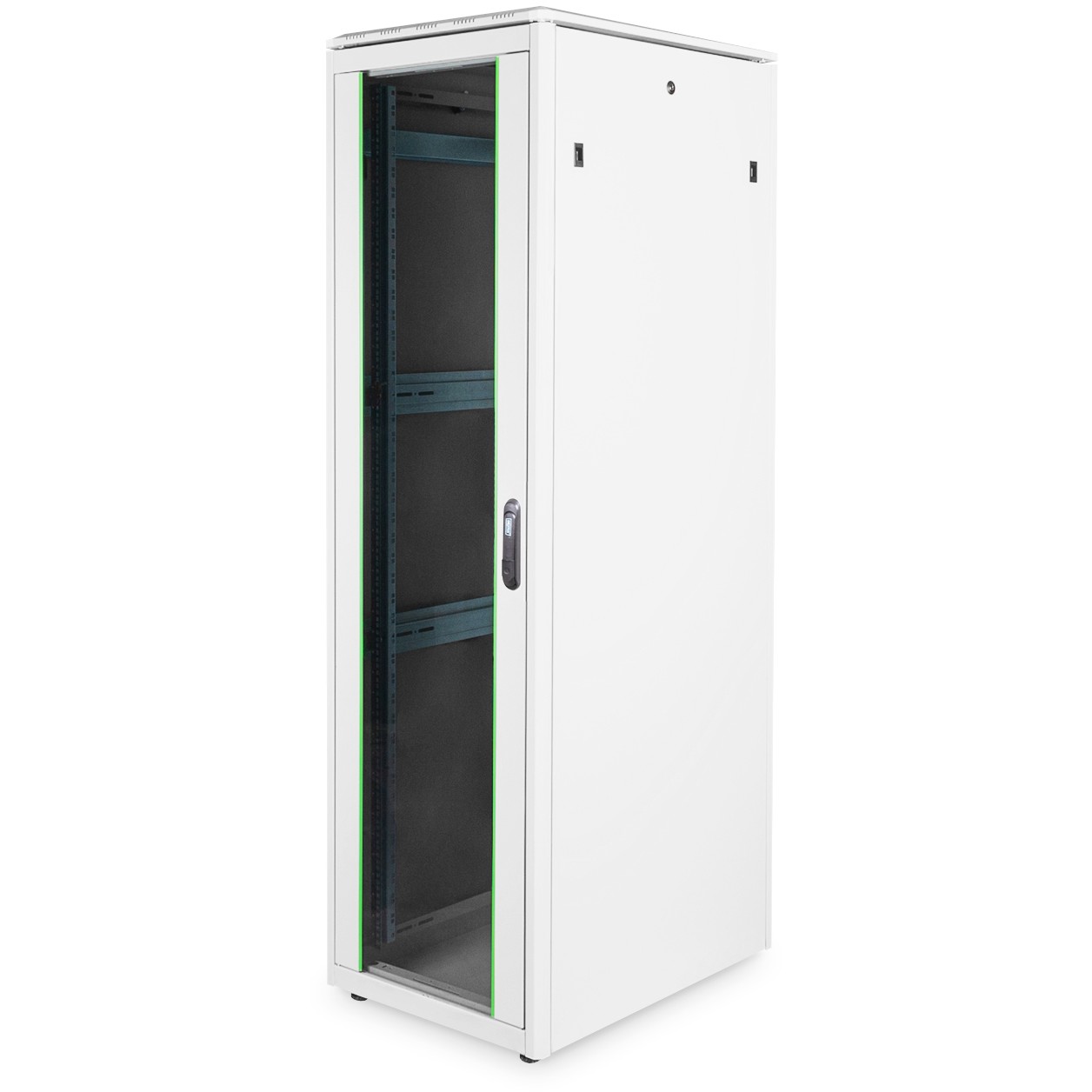 DIGITUS Netzwerkschrank Unique 42HE 2053x600x800mm grau (Speditionsversand)