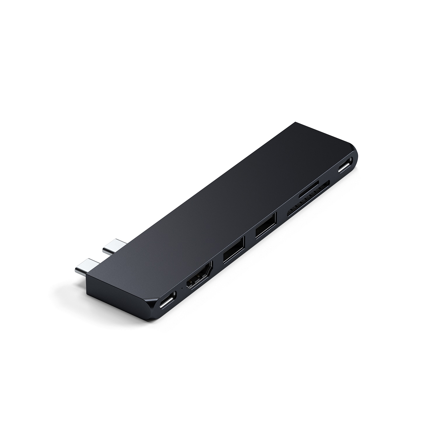 Satechi USB-C Pro Hub Slim Adapter, Mitternacht, ST-HUCPHSD