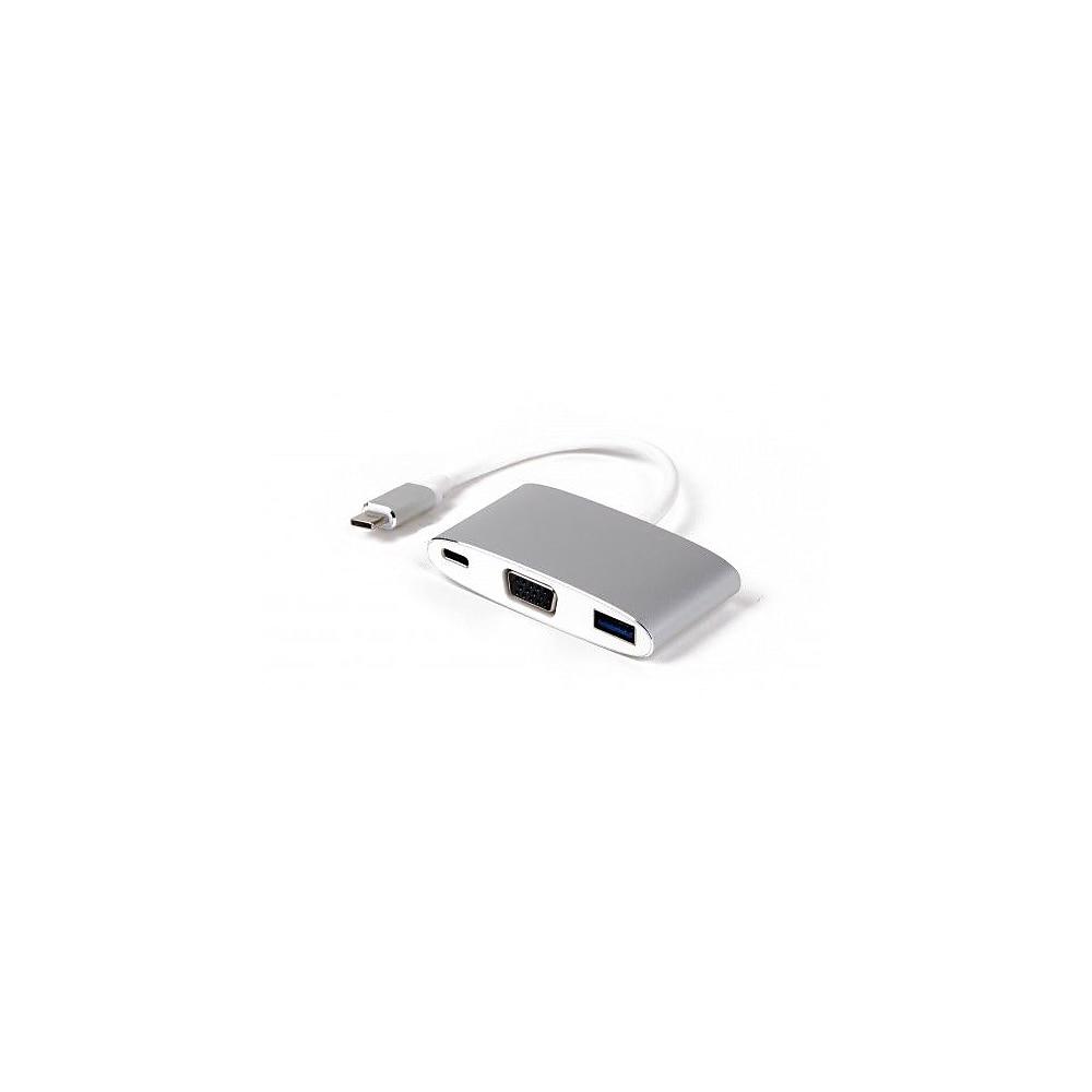 LMP 8 Port USB-C mini Dock silber