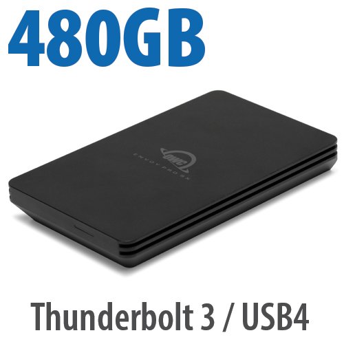 OWC 480GB Envoy Pro SX Thunderbolt 3 Portable NVMe SSD