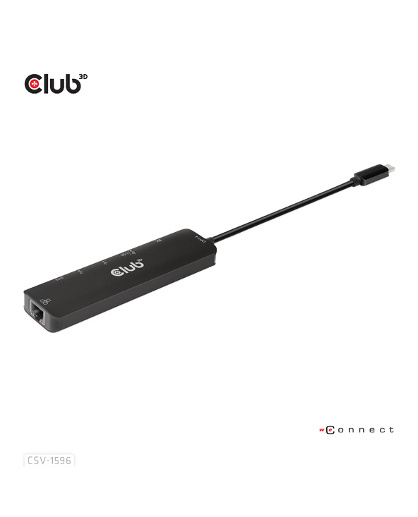 Club3D USB-C 6in1-HUB >HDMI/2xUSB/2xUSB-C/LAN 4K120Hz PD100W