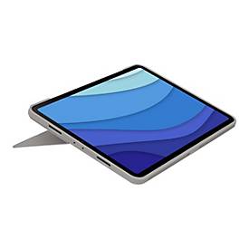 Logitech Combo Touch Tastaturcase Trackpad iPad Pro 11“ (1./ 2./3./4.Gen) Sand
